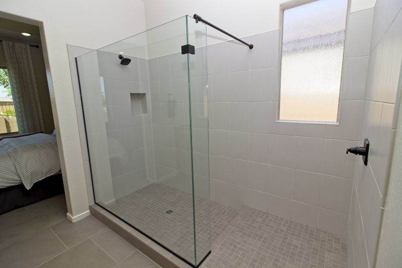 Elegant Shower with Glass Doors